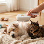Steam Pet Grooming Brush™ – Effortless Deshedding for Cats & Dogs